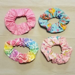 Handmade Scrunchies - Girly Set
